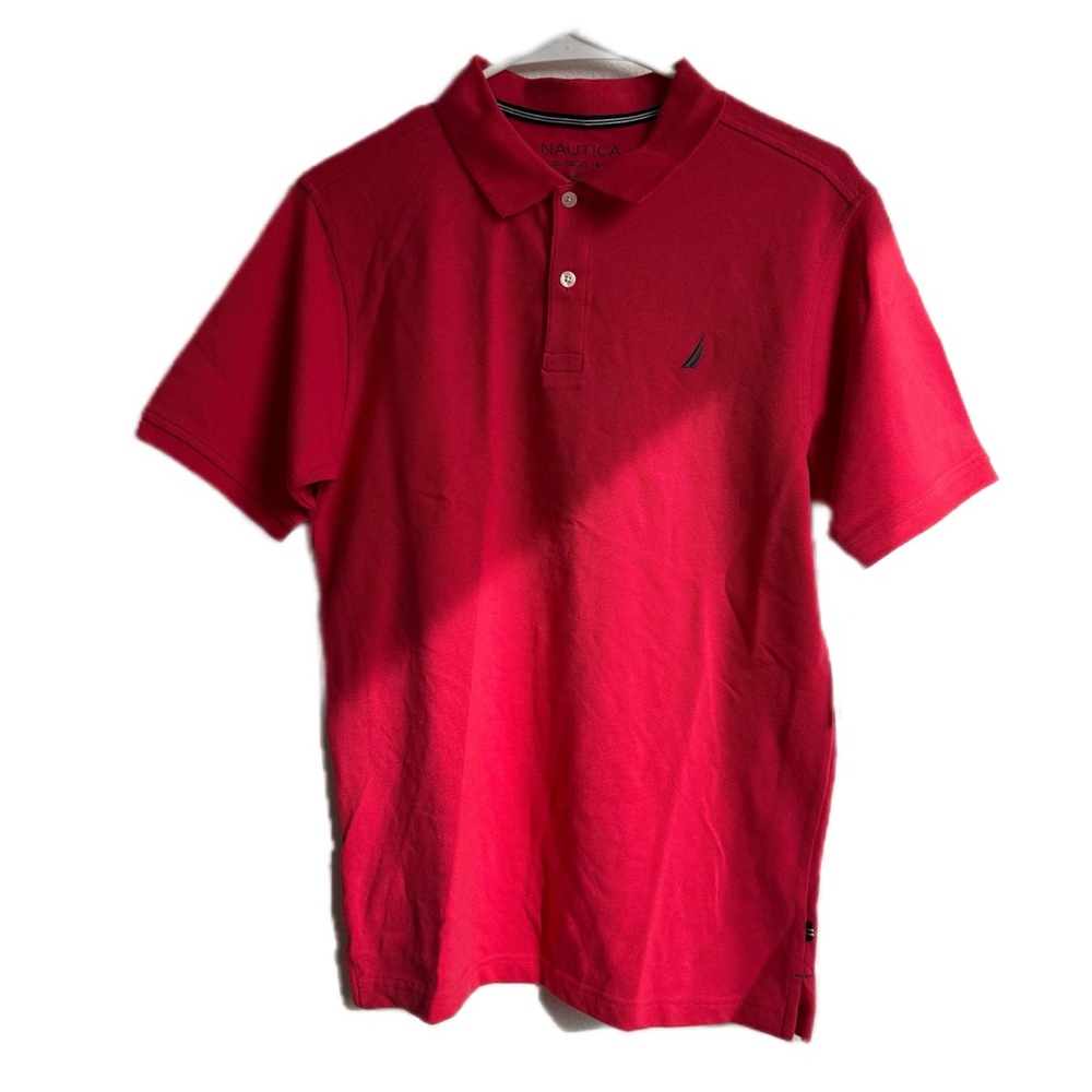 NWT Nautica red polo cotton T shirt